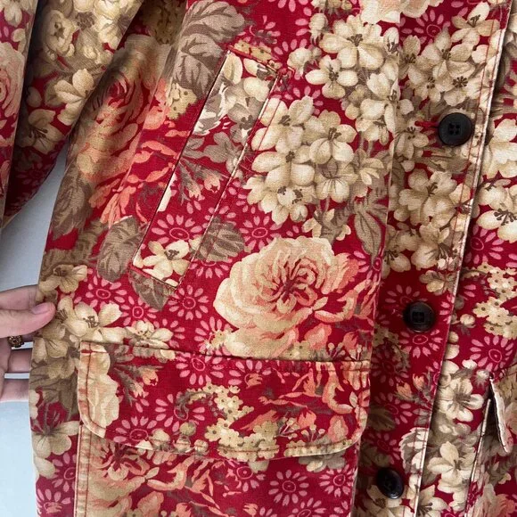 L.L. Bean Vintage Anorak Chore Jacket Petite XL - Picture 6 of 15